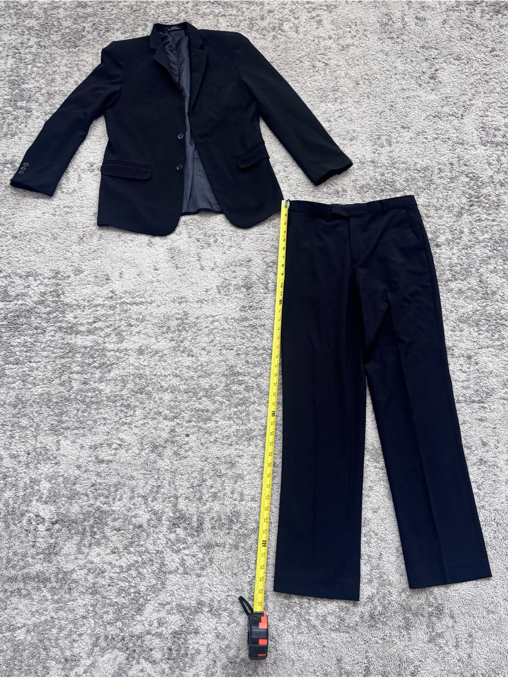 Calvin Klein Boys/Youth Black 2 Piece Suit Size 16 Regular